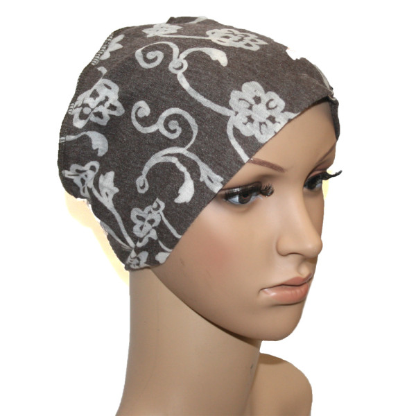 brown pattern head band